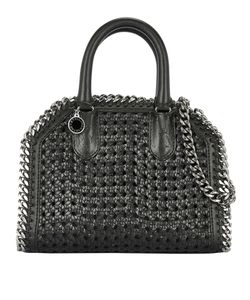 Stella McCartney Falabella Box Bag, Faux Leather, Black, 455137, 2*